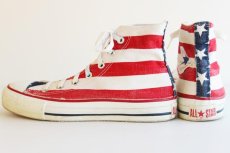 画像2: 90s USA製 CONVERSEコンバース ALL STARオールスター HI 星条旗 5.5 (2)