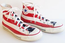 画像1: 90s USA製 CONVERSEコンバース ALL STARオールスター HI 星条旗 5.5 (1)