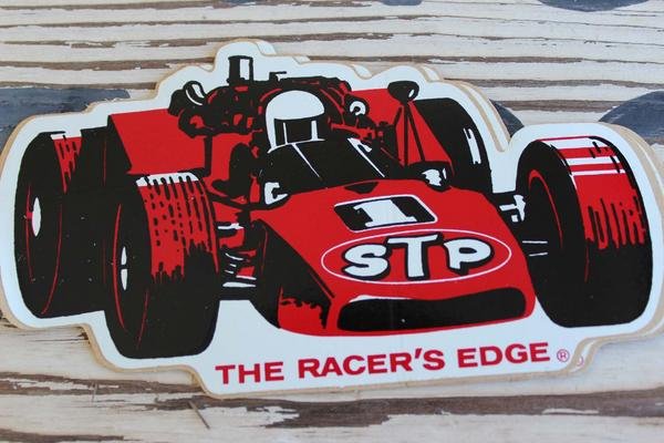 デッドストック☆ビンテージ STP THE RACER'S EDGE ステッカー - Sixpacjoe Web Shop