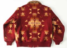 画像2: 90s USA製 PENDLETONペンドルトン ネイティブ柄 ウールジャケット M (2)