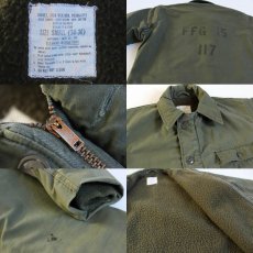 画像3: 70s 米軍 U.S.NAVY A-2 ステンシル デッキジャケット S (3)