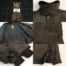 画像3: 90s 英国製 Barbourバブアー BEDALE オイルドジャケット 黒 44 (3)