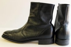 画像2: 80s USA製 Leather Classics BY MASON サイドジップブーツ 黒 9D (2)