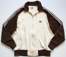 画像1: 80s adidasアディダス ツートン ジャージ L★トラックジャケット (1)