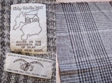 画像3: ビンテージ スコットランド製 Islay Woollen Mill チェック ウール ブランケット (3)