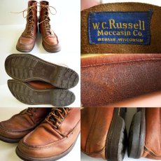 画像3: 60s Russell Moccasinラッセルモカシン モカシンブーツ 茶 (3)