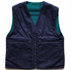 画像2: 80s USA製 Woolrichウールリッチ リバーシブル ウールベスト M (2)