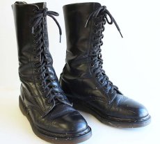 画像1: 英国製 DR.MARTENSドクターマーチン 14ホールブーツ 黒 UK8 (1)