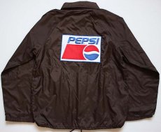 画像2: 80s Coca-Cola PEPSI Dr Pepper パッチ付き ナイロン コーチジャケット M (2)