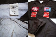 画像3: 80s Coca-Cola PEPSI Dr Pepper パッチ付き ナイロン コーチジャケット M (3)