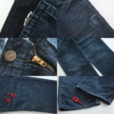 画像3: 70s LEVI'Sリーバイス 518 BIGE コーデュロイパンツ 紺 w33 (3)