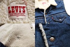 画像3: 80s USA製 Levi'sリーバイス ボアライナー デニムベスト M (3)