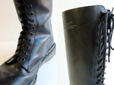 画像2: 英国製 DR.MARTENSドクターマーチン 20ホールブーツ 黒 UK11 (2)