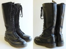 画像1: 英国製 DR.MARTENSドクターマーチン 20ホールブーツ 黒 UK11 (1)