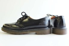 画像2: 英国製 DR.MARTENSドクターマーチン 3ホール レザーシューズ 黒 UK7 (2)