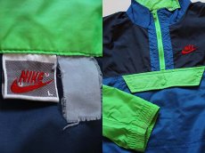 画像3: 90s NIKEナイキ マルチカラー 切り替え ナイロンジャケット 蛍光 (3)