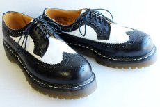 画像1: 英国製 DR.MARTENSドクターマーチン ウイングチップ レザーシューズ UK8 (1)