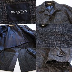 画像3: 50s PENNEY'S ツイード ウール ステンカラーコート (3)