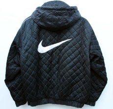 画像2: 90s NIKEナイキ ナイロン キルティングジャケット (2)