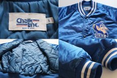 画像3: 90s USA製 Chalk Line NBA DUKE ナイロンスタジャン L (3)