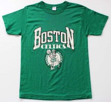 画像2: 80s USA製 Championチャンピオン BOSTON CELTICS Tシャツ 緑 M (2)