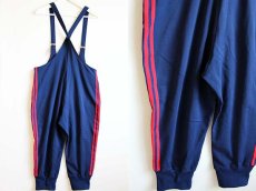 画像2: 80s adidasアディダス トラックパンツ 紺 L★ジャージ (2)