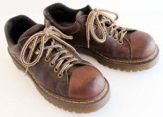 画像1: 英国製 DR.MARTENSドクターマーチン モンキーブーツ ローカット 焦げ茶 UK7 (1)