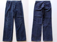 画像1: 70s Levi'sリーバイス 519 コーデュロイパンツ 紺 (1)