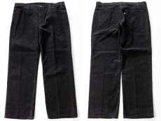 画像1: 80s Levi'sリーバイス 519-1558 コーデュロイパンツ 黒 w36 L30 (1)