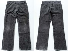 画像1: 70s Levi'sリーバイス 519-1558 コーデュロイパンツ 黒 w36 (1)