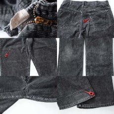 画像3: 70s Levi'sリーバイス 519-1558 コーデュロイパンツ 黒 w36 (3)