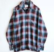 70s ARROW オンブレチェック レーヨンシャツ M - Sixpacjoe Web Shop