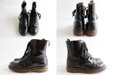 画像2: 英国製 DR.MARTENSドクターマーチン 8ホールブーツ 黒 UK4 (2)