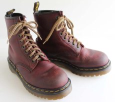 画像1: 英国製 DR.MARTENSドクターマーチン 8ホールブーツ 赤茶 UK5 (1)