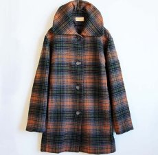 画像1: ビンテージ PENDLETONペンドルトン チェック ウール コート (1)