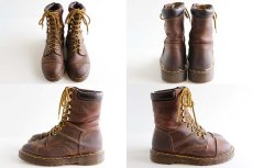 画像2: 英国製 DR.MARTENSドクターマーチン 編み上げ ブーツ 焦げ茶 UK3 (2)