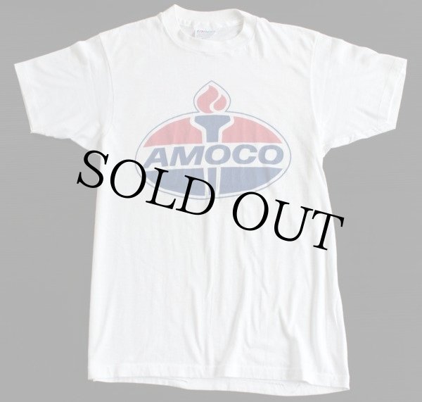 80s USA製 Hanes AMOCO Tシャツ 白 M - Sixpacjoe Web Shop