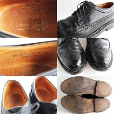 画像3: 70s FLORSHEIMフローシャイム IMPERIAL ケンムール レザーシューズ  黒 8.5D (3)