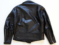 画像2: 70s USA製 gino leathers ダブルライダース レザージャケット 12 (2)