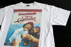 画像1: Cheech&Chong チーチ&チョン Up in Smoke コットンTシャツ 白 (1)