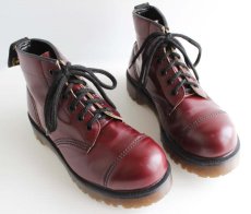 画像1: 英国製 DR.MARTENSドクターマーチン 6ホールブーツ チェリーレッド UK4 (1)