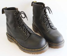 画像1: 英国製 DR.MARTENSドクターマーチン 8ホールブーツ 厚底 黒 UK6 (1)