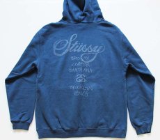 画像2: USA製 STUSSYステューシー ワールドツアー スウェットパーカー (2)