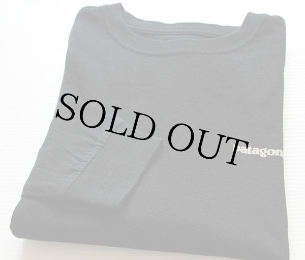 USA製 patagoniaパタゴニア オーガニックコットン 長袖Tシャツ 黒 M - Sixpacjoe Web Shop