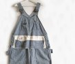 60s OSHKOSH B'GOSH エプロン付き ダブルニー ヒッコリー