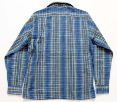 画像2: 60s Sport Shirt チェック コットンシャツ S (2)