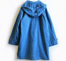 画像2: 90s DENIM&Co. ライナー付き デニム ダッフルコート L (2)