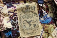 画像3: TOMMY BAHAMA トミーバハマ サンプル 浮世絵 総柄 リネンシャツ L★和柄 (3)