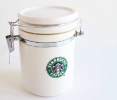 画像1: 00s STARBUCKS COFFEE スターバックス コーヒー キャニスター (1)