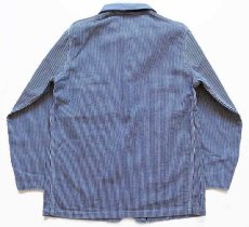 画像2: 90s USA製 OSHKOSH B'GOSH ヒッコリー ストライプ カバーオール 38R (2)